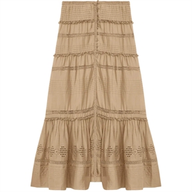 Isabel Marant Etoile Dusta Nederdel, Light Khaki